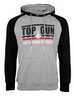 Artikelbild Herren Kapuzenpulli von Topgun in grau uni