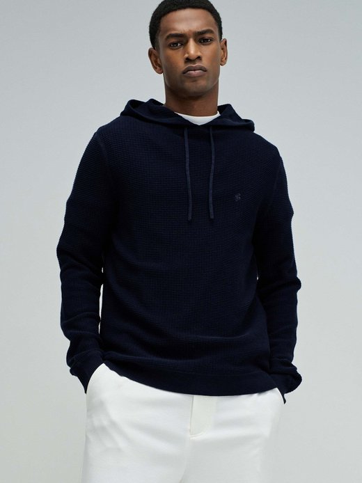 Herren Kapuzenpullover - Waffle Knit