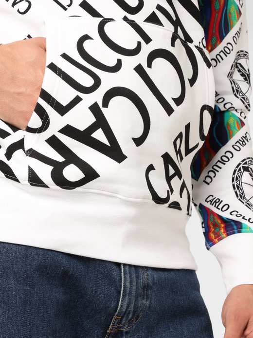 carlo colucci kapuzenpullover