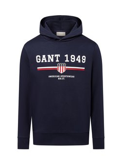 Artikelbild Herren Kapuzenpullover von Gant in marine bedruckt