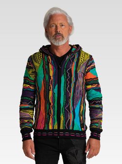 Herren Kapuzenstrickjacke  -  Conzem