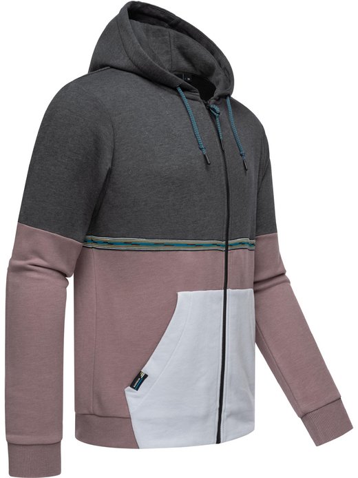 Herren Kapuzensweatjacke - Blocky