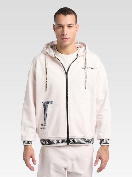 Herren Kapuzensweatjacke  -  De Pellegrin