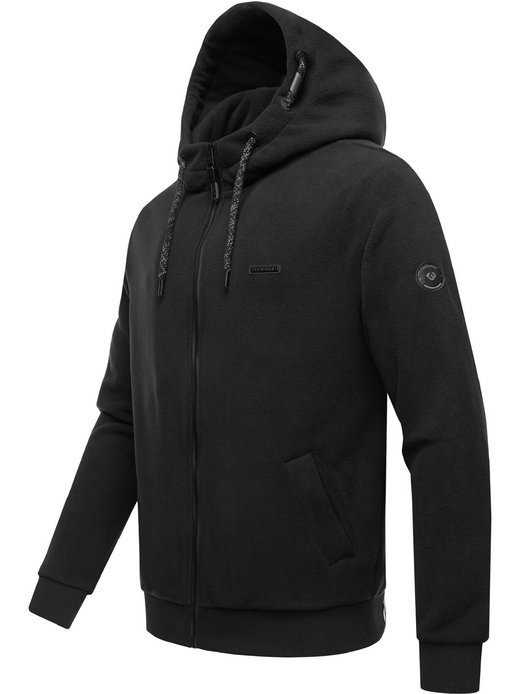 Herren Kapuzensweatjacke - Natte Zip Fleece