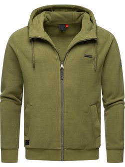 Herren Kapuzensweatjacke - Natte Zip Fleece