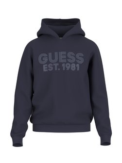 Artikelbild Herren Kapuzensweatshirt von GUESS in blau bedruckt