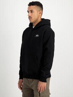Artikelbild Herren Kapuzensweatshirt von Alpha Industries in schwarz uni