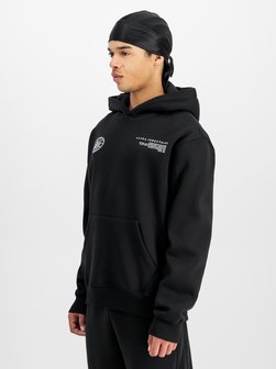 Artikelbild Herren Kapuzensweatshirt von Alpha Industries in schwarz bedruckt