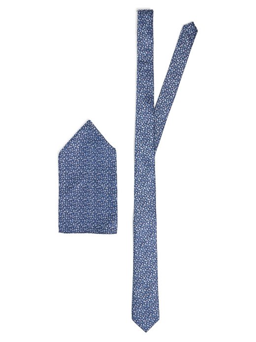 Herren Krawatte und Einstecktuch aus Seide