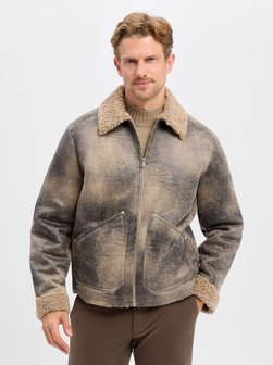 Herren Kunstlederjacke - Leron