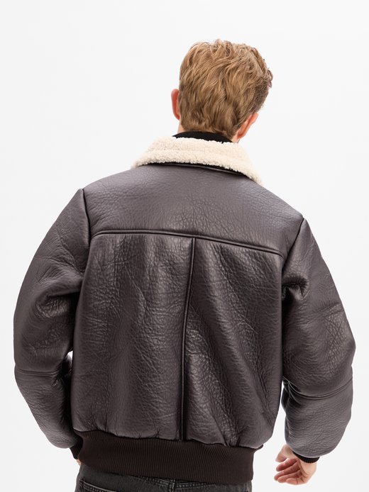 Herren Kunstlederjacke