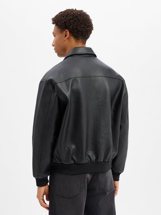Herren Kunstlederjacke