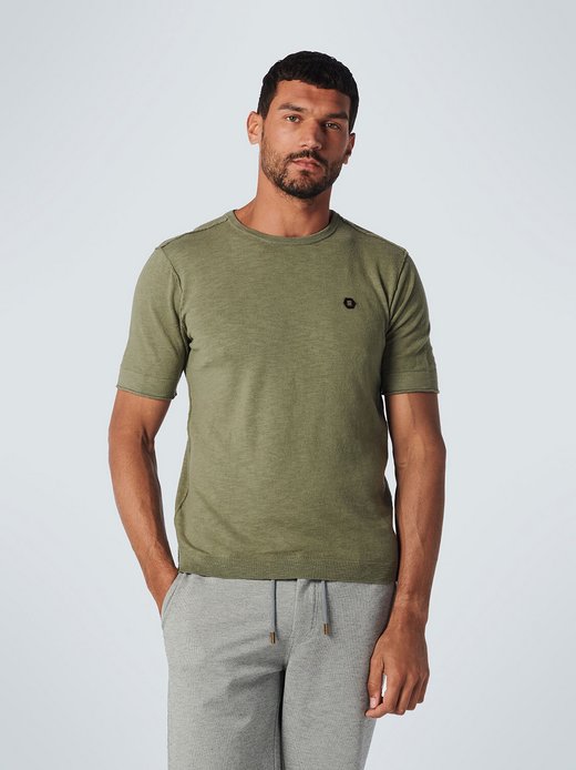 Herren Kurzärmeliger Pullover