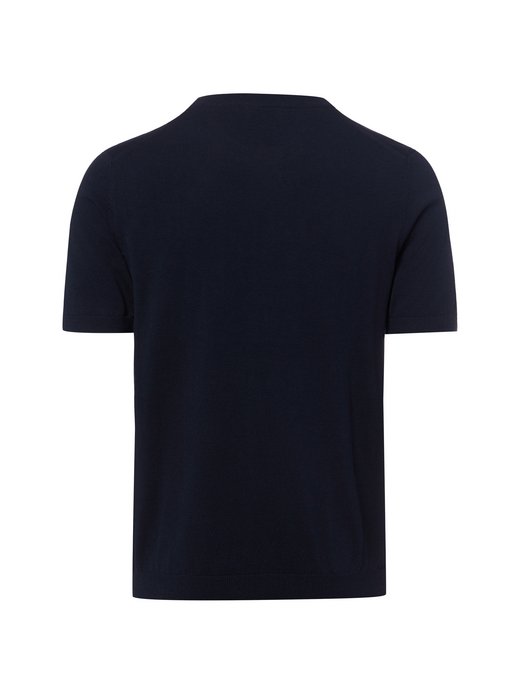 Herren Kurzarm-Feinstrickpullover