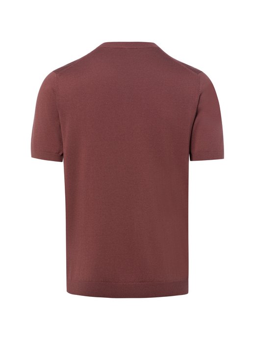 Herren Kurzarm-Feinstrickpullover