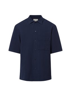 Artikelbild Herren Kurzarm-Freizeithemd von Calvin Klein Jeans in marine schwarz gestreift
