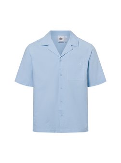 Artikelbild Herren Kurzarm-Freizeithemd von adidas Originals in hellblau strukturiert
