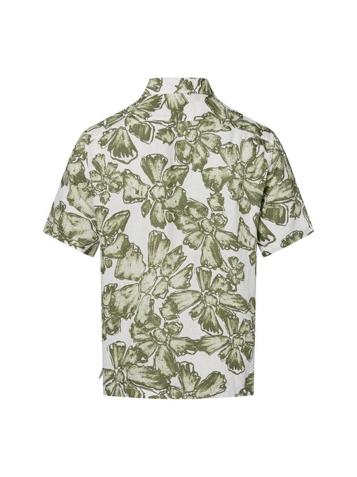 Herren  Kurzarm-Hemd aus Leinen