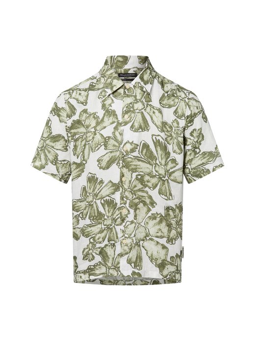 Herren  Kurzarm-Hemd aus Leinen