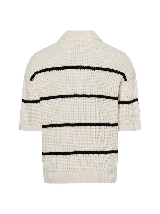 Herren Kurzarm-Pullover mit Woll-Anteil