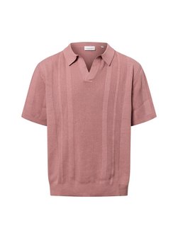 Artikelbild Herren Kurzarm-Pullover von Lindbergh in altrosa uni