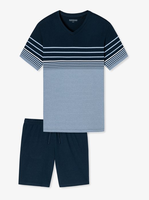 Herren Kurzarm Schlafanzug  -  selected! premium inspiration