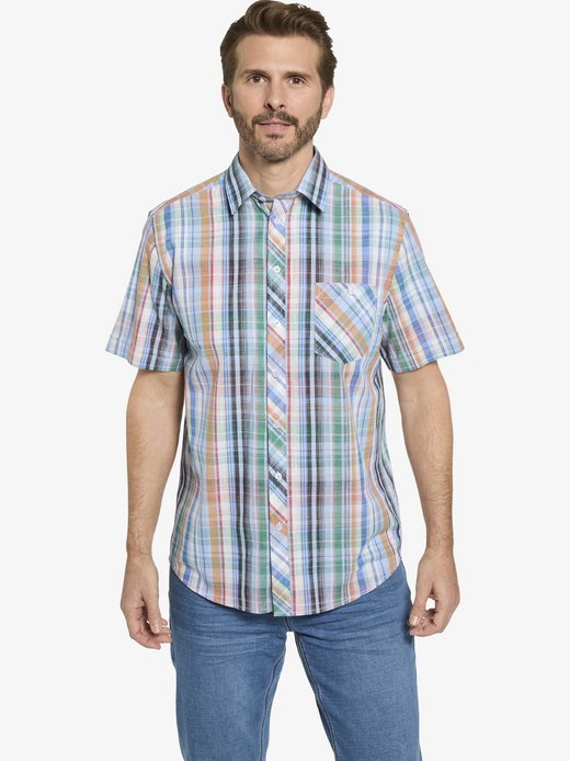 Herren Kurzarmhemd - BELLAVELLI