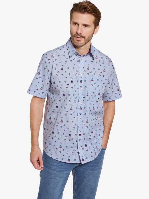 Herren Kurzarmhemd - BELVANO