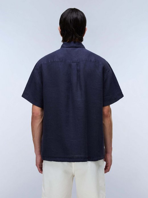 Herren Kurzarmhemd - G-LINEN SS 1
