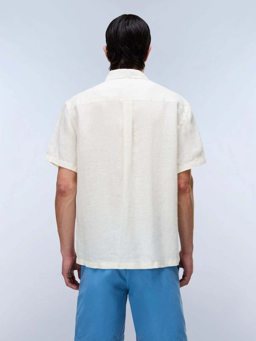 Herren Kurzarmhemd - G-LINEN SS 1