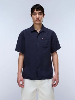 Herren Kurzarmhemd - G-LINEN SS 1