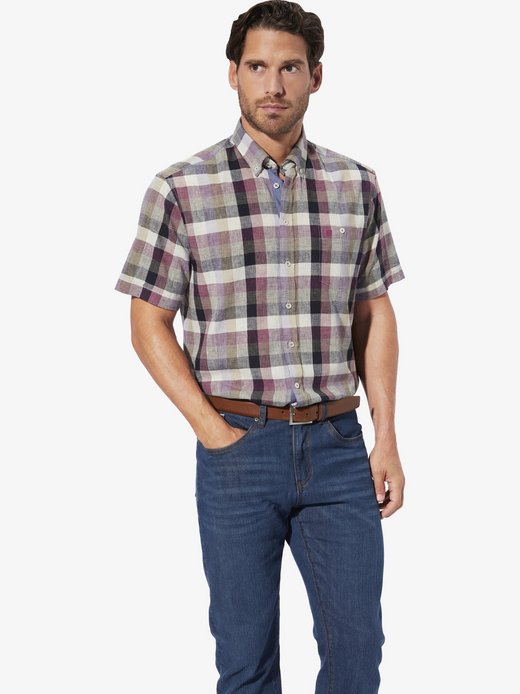 Herren Kurzarmhemd - LENCIO