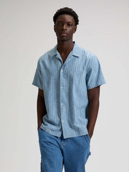 Herren Kurzarmhemd - Novelty Resort