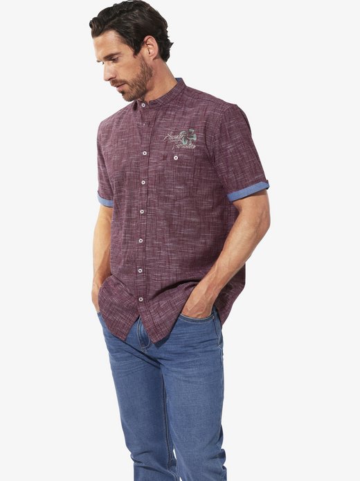 Herren Kurzarmhemd - ROSISTELLO