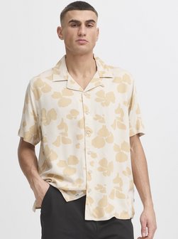 Artikelbild Herren Kurzarmhemd - SDPACHA von Solid in beige gemustert