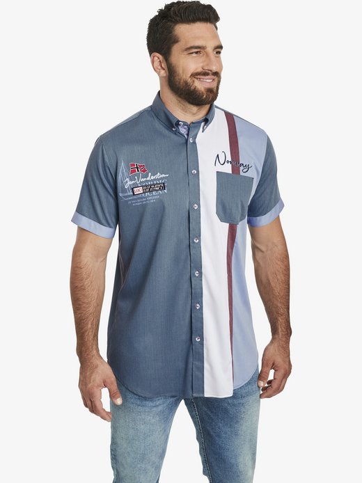 Herren Kurzarmhemd - THJORVEN