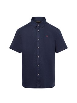 Herren Kurzarmhemd aus Leinen