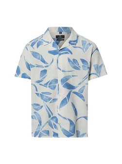 Herren Kurzarmhemd mit Leinen-Anteil