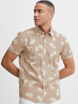 Artikelbild Herren Kurzarmhemd von BLEND in beige gemustert