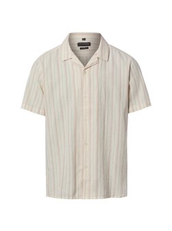 Herren Kurzarmshirt mit Leinen-Anteil