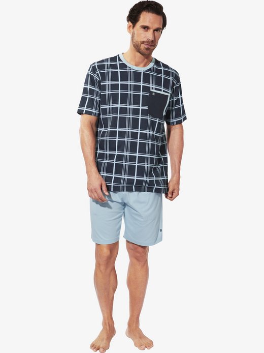 Herren Kurzer Schlafanzug - LEANDOR