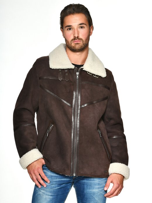 Herren Lammfelljacke