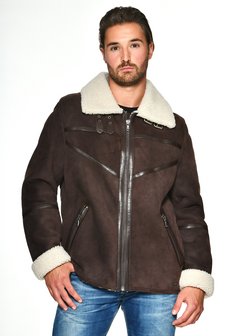 Herren Lammfelljacke