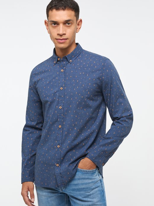 Herren Langarm-Hemd