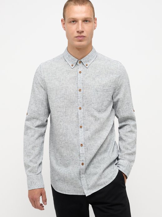 Herren Langarm-Hemd