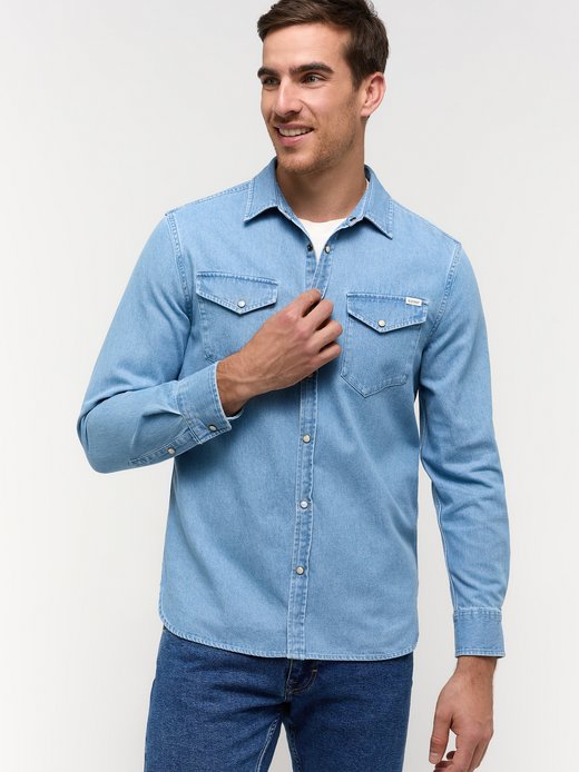Herren Langarm-Hemd