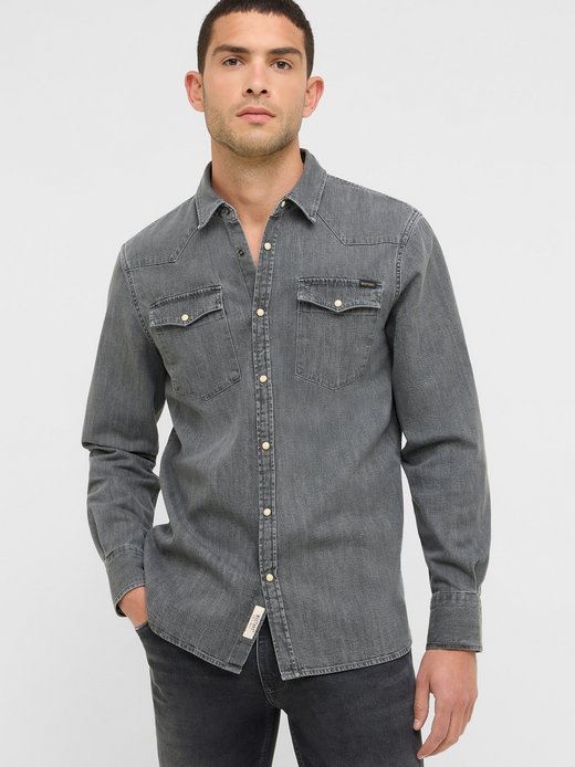 Herren Langarm-Hemd