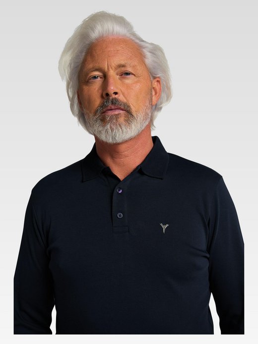 Herren Langarm-Poloshirt  -  Corneanu