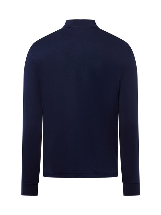 Herren Langarm-Poloshirt - Custom Slim Fit