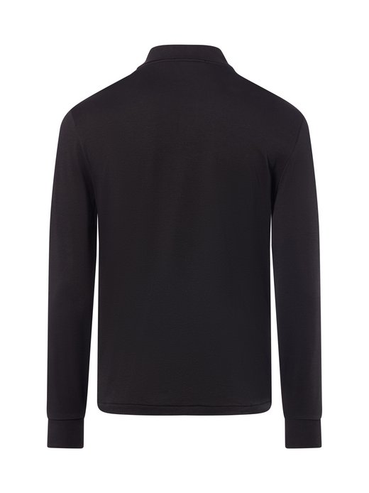 Herren Langarm-Poloshirt - Custom Slim Fit